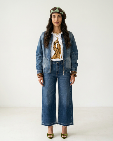 Untamed Washed Loose Denim Jacket