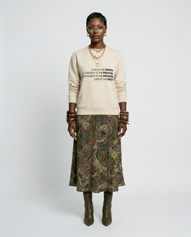 Grounded Oversized Fleece Sweatshirt