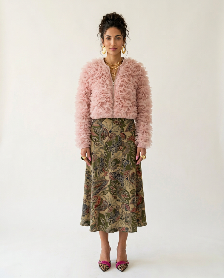 Radiant Layered Mesh Jacket