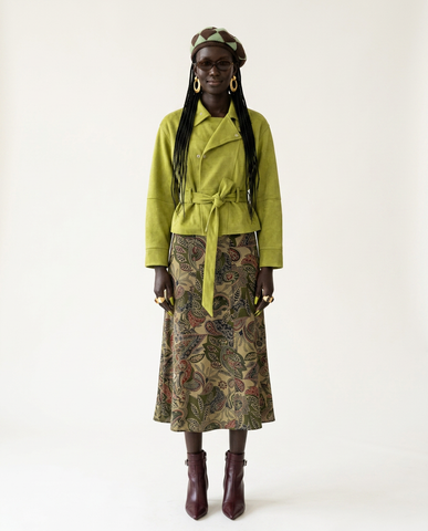 Audacious Belted Crop Jacket