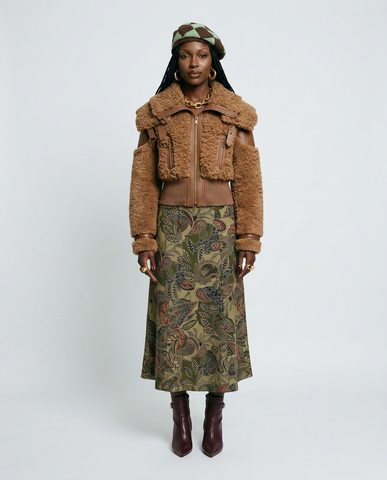 Confident Faux Fur Cropped Jacket