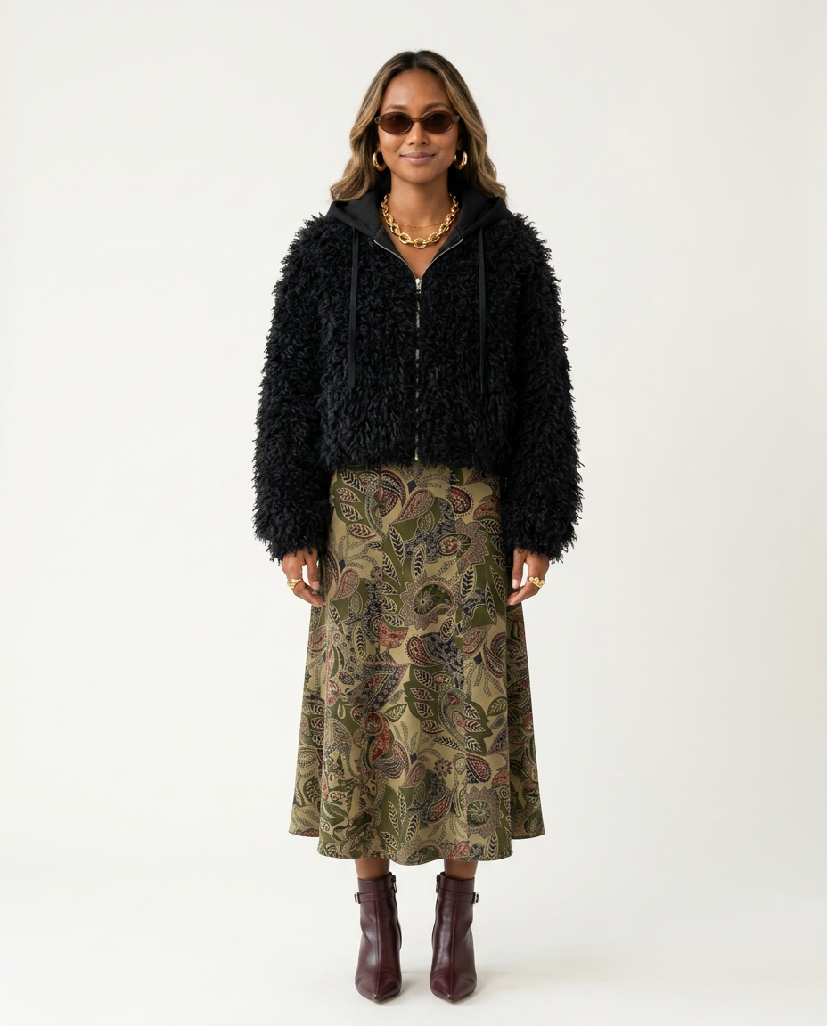 Fierce Oversized Faux Fur Jacket