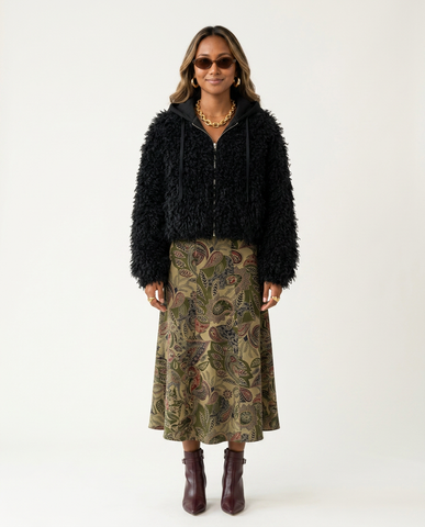 Fierce Oversized Faux Fur Jacket