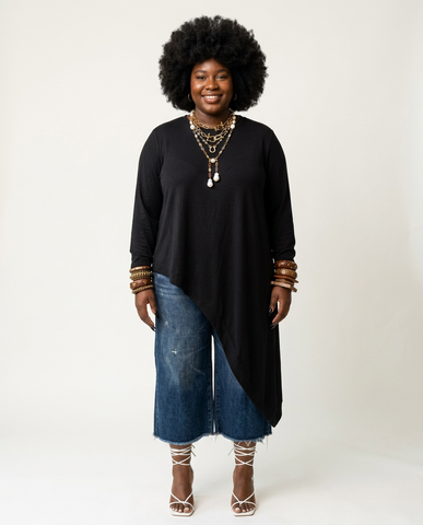 Grounded Loose Irregular T-Shirt