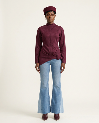 Confident Slim Belted Jacket