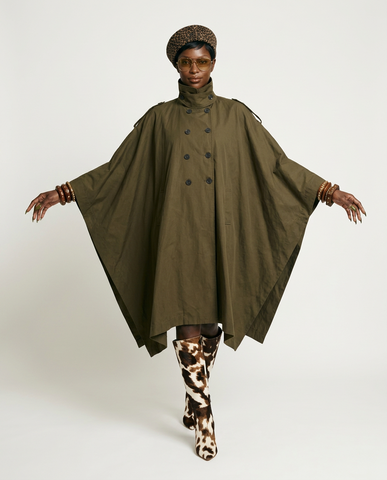 Audacious Oversized Batwing Jacket
