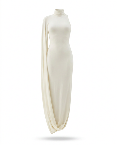 Radiant High Neck Maxi Dress