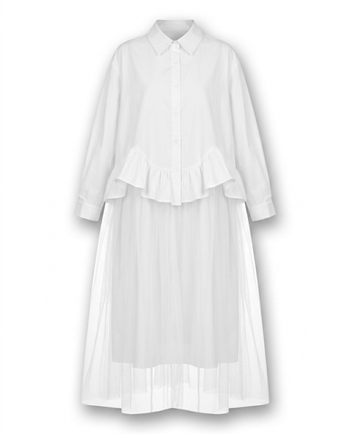Sovereign Mesh Oversized Maxi Dress