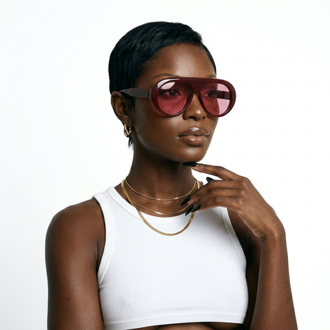 Fearless Resin Pilot Sunglasses